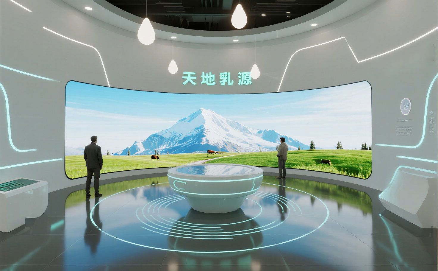 從牧場(chǎng)到未來(lái)：乳制品企業(yè)展廳匠心科技體驗(yàn)之旅